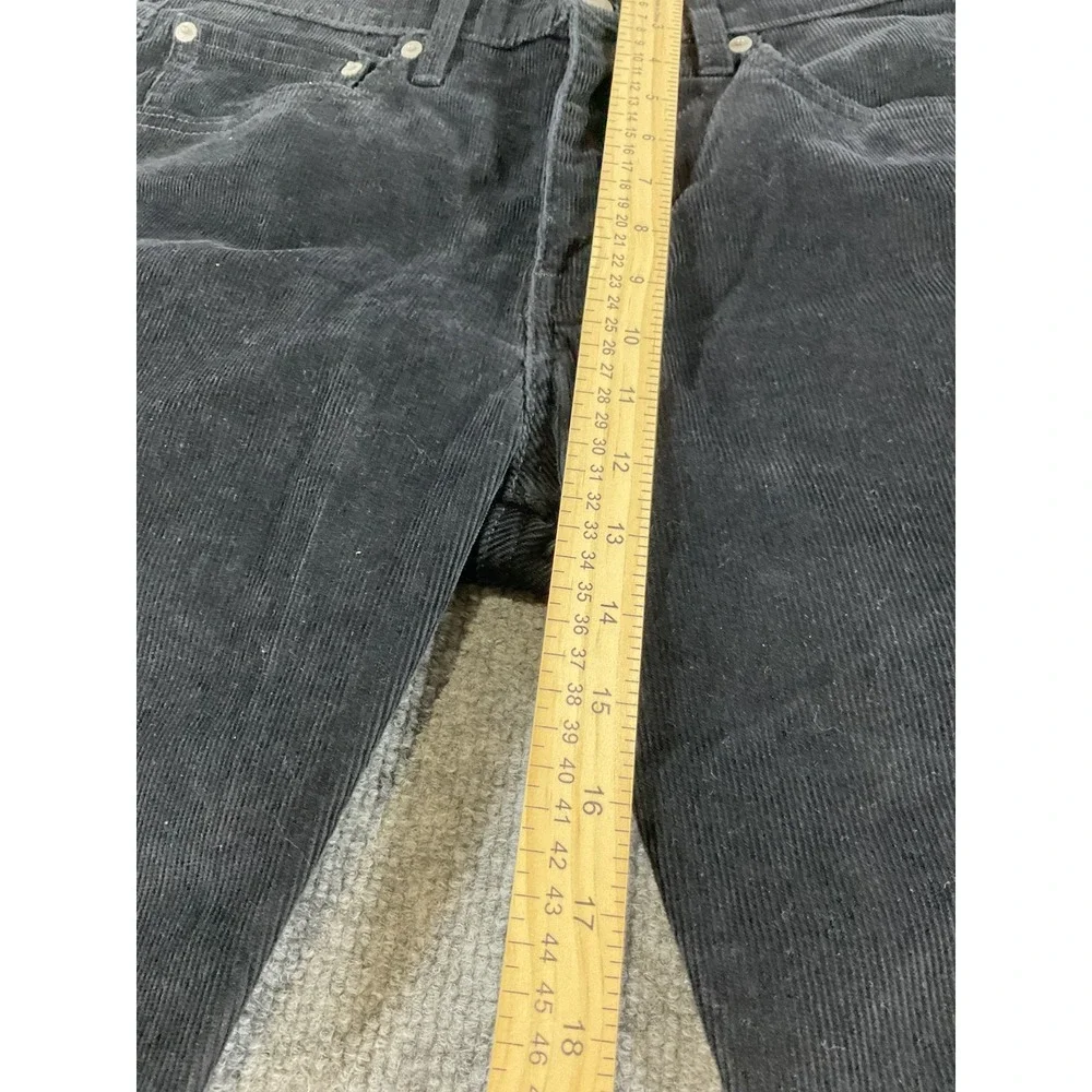 Levis 502 Corduroy Pants Mens 32x30 Black Regular Taper Stretch Casual Modern Fi